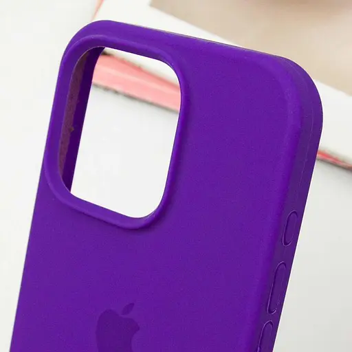 Чехол Epik Silicone Case Full Protective AA для Apple iPhone 16 Pro 6.3 Фиолетовый/Ultra Violet - фото 6