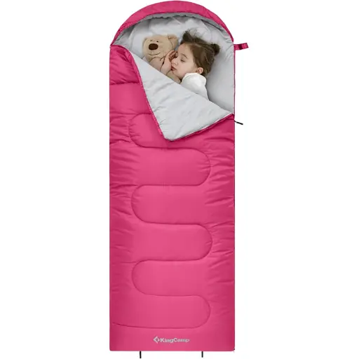 Спальный мешок KingCamp Oasis 250S Comf +12°C / Lim +7°C / Extr -3°C Rosered - фото 2
