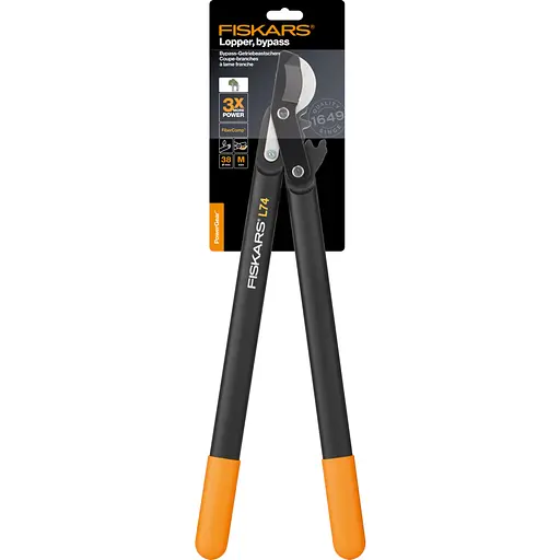 Сучкоріз для зелених гілок до 38 мм Fiskars PowerGear L74 Bypass, M 112290 (1000582) - фото 2