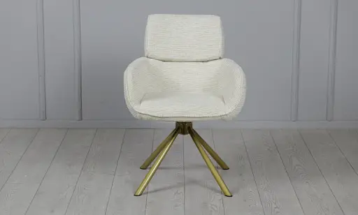Стілець Артур з обертовим механізмом айворі - фото 3
