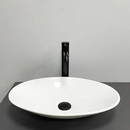 Умивальник VBI Tufara white накладний VBI-012616, Білий - фото 3