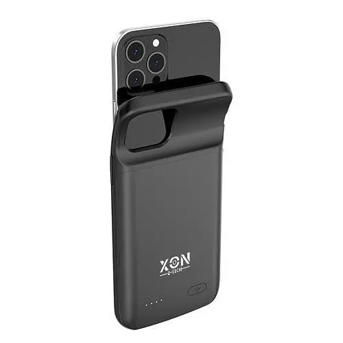 Чехол-аккумулятор XON PowerCase для iPhone 13 / 13 Pro 4800 mAh Черный (PCBS1113148B 2728) - фото 9