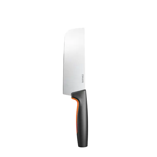 Нож кухонный поварской Fiskars Nakiri Functional Form 15.8 см, нержавеющая сталь, пластик, черный kuh0014590 - фото 6