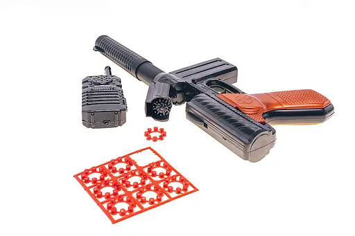 Іграшковий автомат "M60" Golden Gun 253GG з пістонами - фото 3