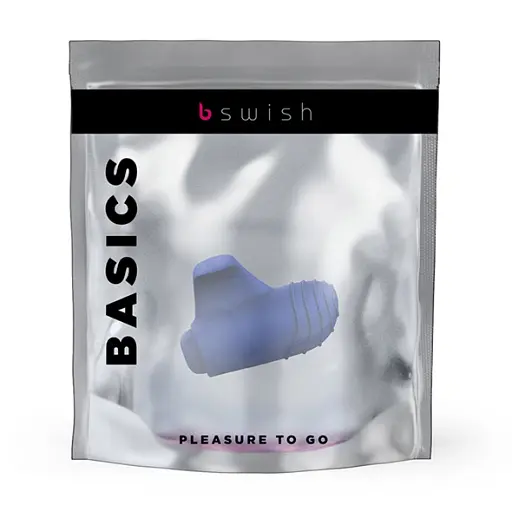 Вібратор на палець B Swish Bteased Basic 7.6 см синій - фото 3