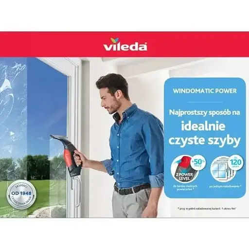 Аккумуляторный стеклоочиститель Windomatic Power Vileda - фото 8