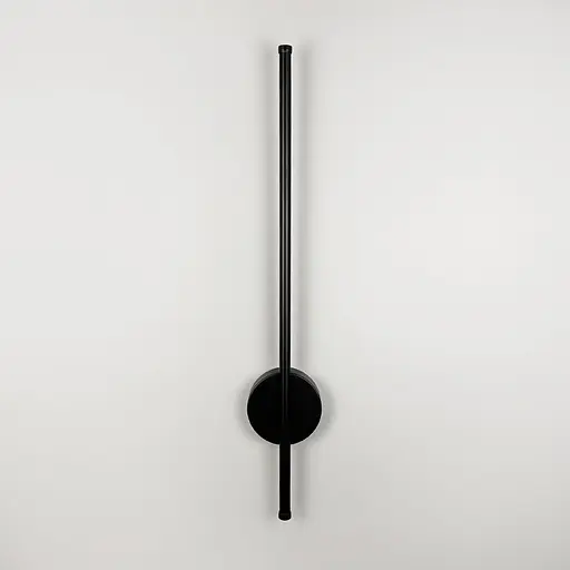 Видовжене чорне LED бра 60 см Арт. W 007/600 BK Line F - фото 6