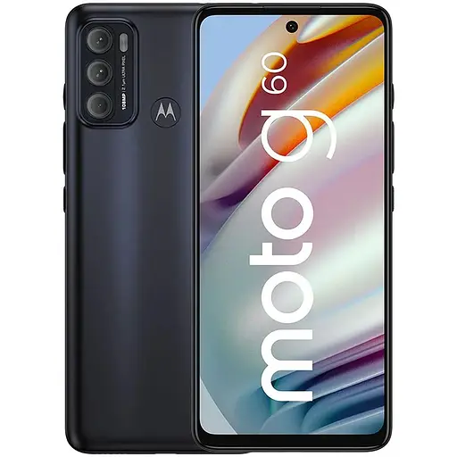 MOTOROLA Moto G60 128 GB Moonless Black (Grade C) Seller Refurbished - фото 1