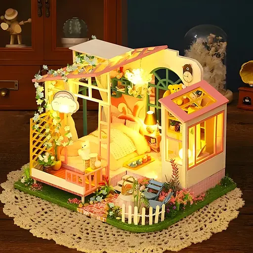 3D конструктор Румбокс Країна мрій Flower Dream своїми руками, світлові ефекти - фото 4