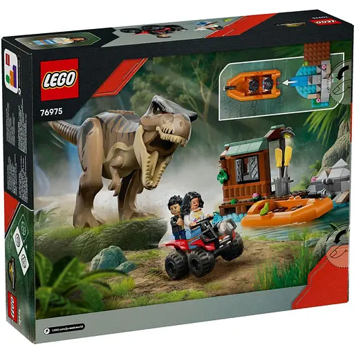 Конструктор LEGO Jurassic World Втеча річкою від тиранозавра 199 деталей (76975) - фото 8