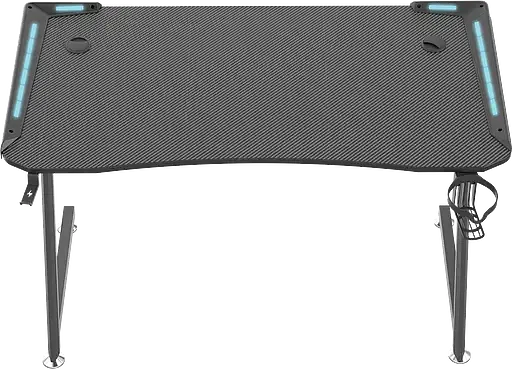 Геймерский компьютерный стол GT Racer T-1416 (140x60x73) Black - фото 3