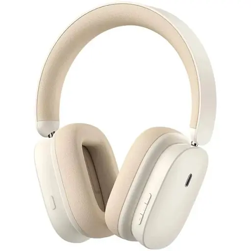 Навушники бездротові Baseus Bowie H1 Noise-Cancelling Wireless Headphones White (NGTW230002)