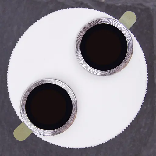 Защитное стекло Epik Metal Classic на камеру в упаковке для Apple iPhone 14, 6.1/14 Plus 6.7 Серебристый/Silver - фото 2