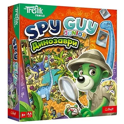 Настольная игра Trefl Шпион Юниор: Динозавры (Spy Guy Junior Dinosaurs) (укр.) (02982) - фото 1