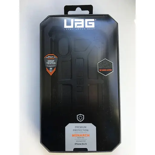 Оригинальный противоударный чехол UAG Monarch для iPhone X / XS / 10 Black (IPHX-M-BLK) - фото 2