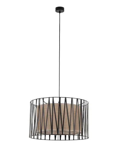 Підвісний світильник, люстра TK Lighting 4557 Harmony E27 3x15W IP20 коричневий - фото 1