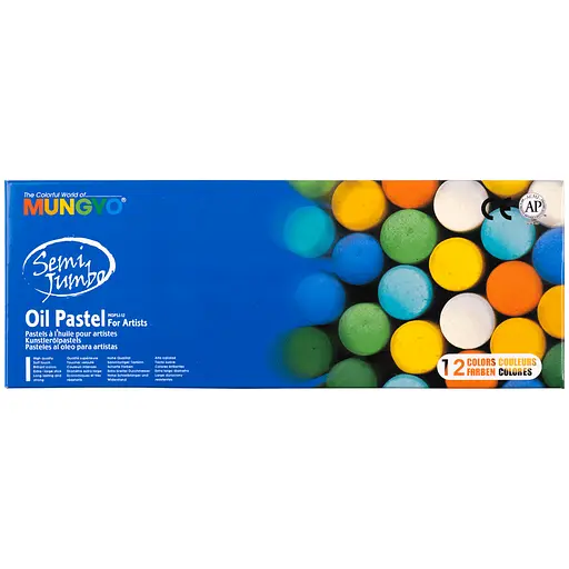 Пастель олійна Mungyo Semi Jumbo професійна 12 кольорів - фото 2