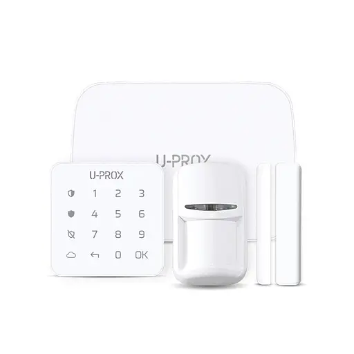 Комплект бездротової сигналізації U-Prox MP White з 2G, Ethernet (23-00307)