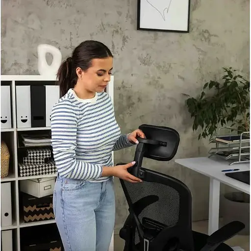 Офисное кресло Di Volio Praso черный - фото 7