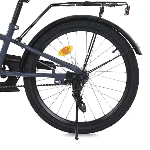 Велосипед Profi MB 20014-1 колеса 20" сталь підніжка м'які кермові накладки сірий - фото 3