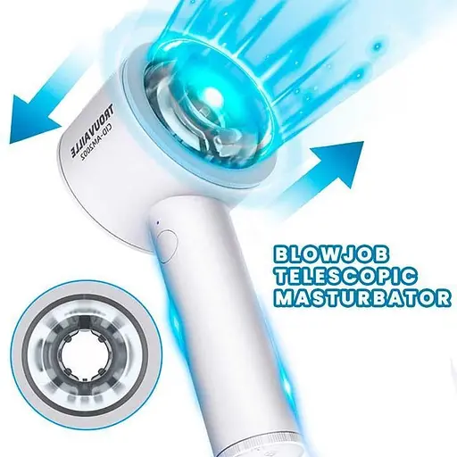 Автоматичний мастурбатор на присосці TROUVAILLE Білий K000906 - фото 7