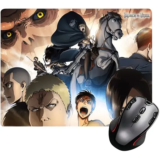 Ігрова поверхня Nextprint Армін на коні Атака титанів великий - Attack on Titan 300 х 250 мм (14919)