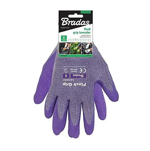 Рукавички захисні Bradas FLASH GRIP LAVENDER FULL розмір 7 RWFGLRF7 - фото 2