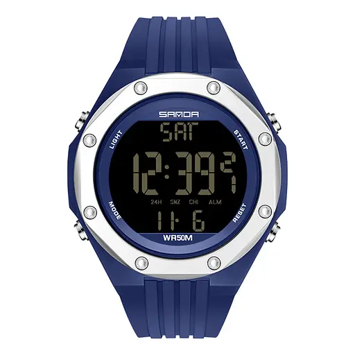 Sanda 6093 Blue-Silver