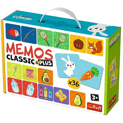 Настільна гра Trefl Мемо Класичні. Логіка (Memos Classic+ Logika) (02272) - фото 1