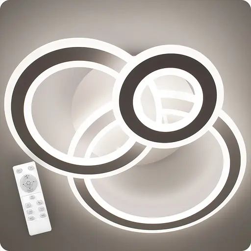 Люстра світлодіодна 517 Xlight з пультом 108Вт Білий (01926) - фото 1