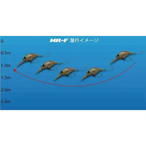 Воблер Smith Sibo-Cra MR-F 34mm 3.2g #03 Drab Yellow - фото 5