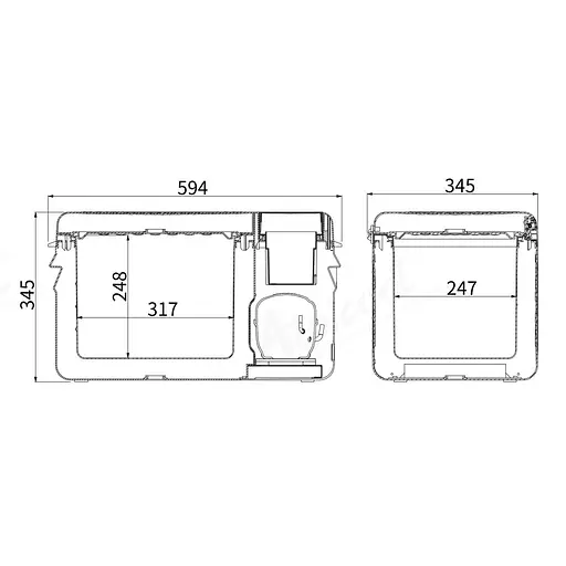 Компрессорный автохолодильник Alpicool RT20 (19 литров) - фото 7