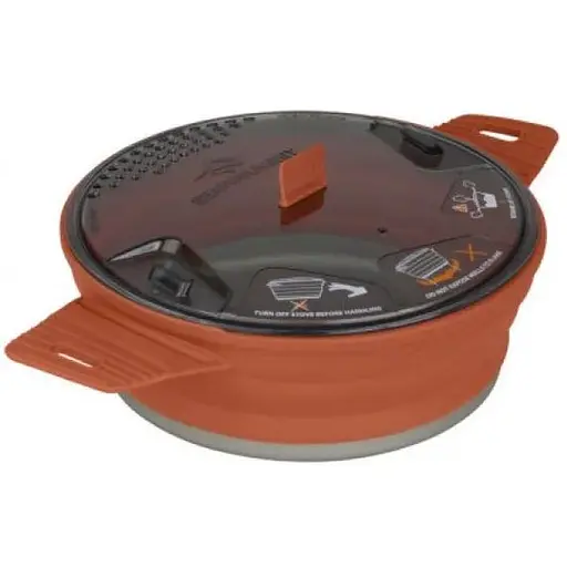 Кастрюля Sea To Summit X-Pot с алюминиевым дном 1.4 L Rust (1033-STS AXPOT1.4RU)