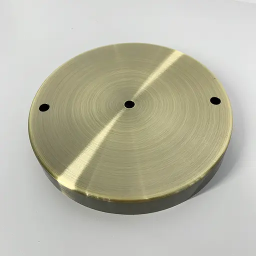 Двойная круглая потолочная основа в цвете бронза | Line F | Арт. BASE 2 AB - фото 1