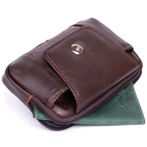 Чоловіча сумка Vintage 10,5х17х1,5 см acs0022469 - фото 15