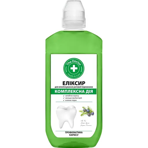 Еліксир для ополіскування порожнини рота Домашній Доктор Комплексна дія 500 мл - фото 1