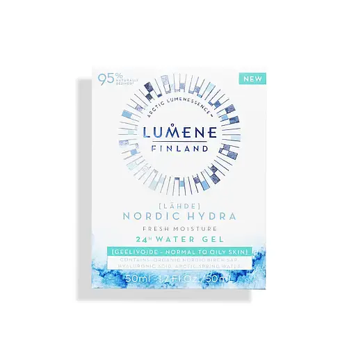 Увлажняющий и освежающий аква-гель Lumene Lahde Fresh Moisture 24h, 50 мл (8000019474229) - фото 3