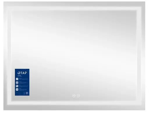 Дзеркало Qtap Mideya (MI1) прямокутне з LED-підсвічуванням Touch QT2078NCF07050W - фото 3