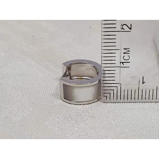 Срібні сережки Аметист з перламутром 1156512 - фото 6