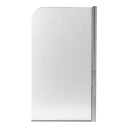 Шторка для ванны Qtap Standard CRM407513APR Pear, Правая, матовый, хром - фото 1