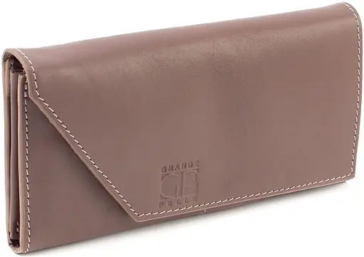 Женский кожаный кошелек Grande Pelle 22х10х3 см acs0026385 - фото 1