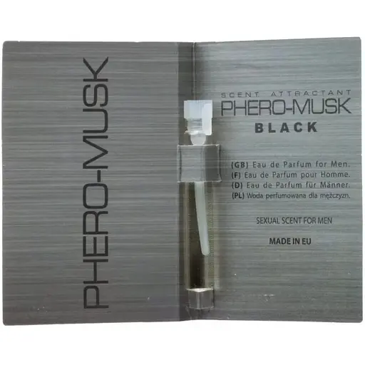 Духи с феромонами для мужчин Aurora Phero-musk Black, 1 ml - фото 2