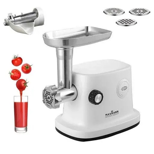 М`ясорубка MAXMARK MK-MG55F (2кВт) шинковка, томатопрес - фото 2