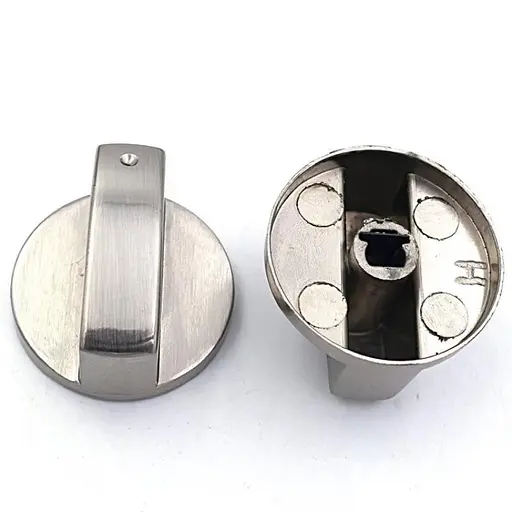 Універсальна ручка регулювання для плити, газової поверхні, духової шафи (металева, діаметр 6 мм)