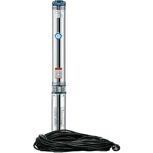 Насос відцентровий свердловинний Aquatica 4QJED3-18-1.1 1.1кВт H 127(98)м Q 55(35)л/хв Ø102мм 60м кабелю mid (778445) - фото 1