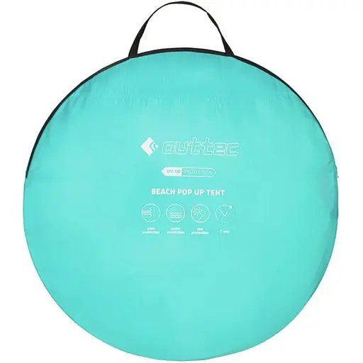 Саморазворачивающаяся палатка-тент Outtec пляжная XXL бирюзовая - фото 6