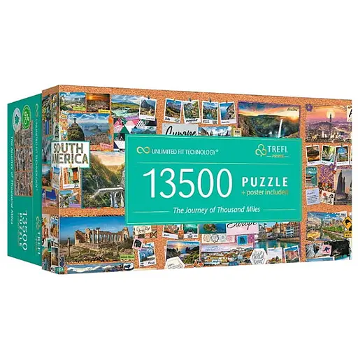 Пазл Trefl Безмежна колекція: Подорож на тисячу миль 13500 ел. (81025) - фото 1