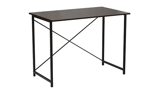 Стол письменный Line Лайт Ferrum-decor 750x1000x600 Черный металл ДСП Венге Магия 16 мм (FRD-106156)