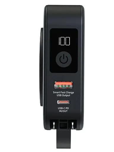 Павербанк Energizer Magnetic Black 10 000 mAh / 20 Вт (QM10001AC) - фото 5