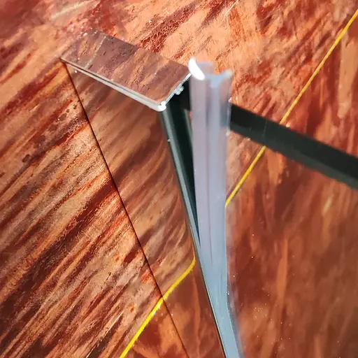 Душова перегородка Koer SR SP01-100x200-TR-01 Walk-In прозоре скло Easy Clean 8 мм, хром KR5393, прозоре, хром - фото 8